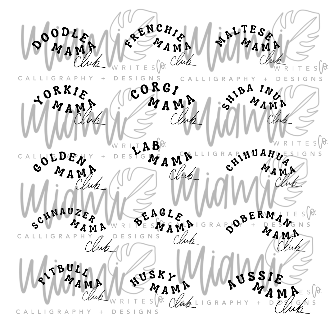 Dog Mama Oversized Tee