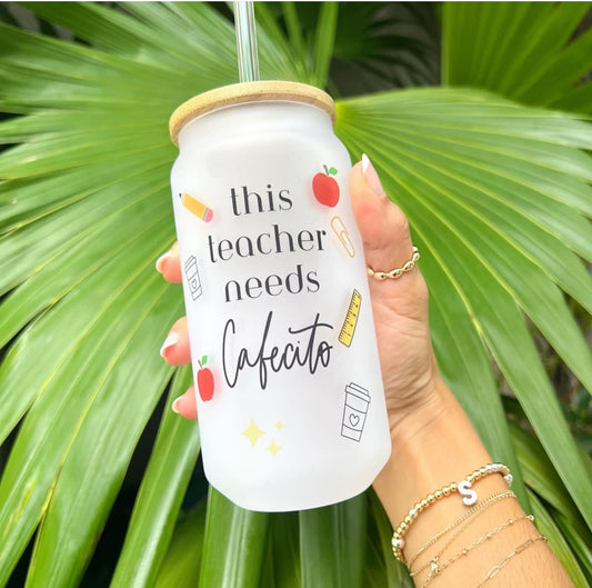 This Teacher Needs Cafecito Cup